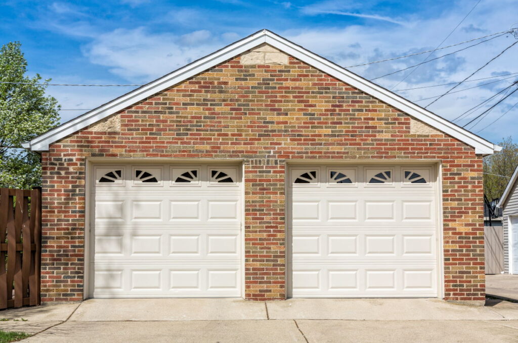 Detached garage versatility and functionality